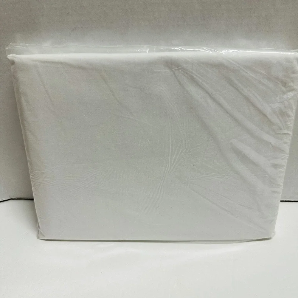 Vtg JC Penney Percale Permanent Press Full Flat Sheet King Pillowcases NEW NOS